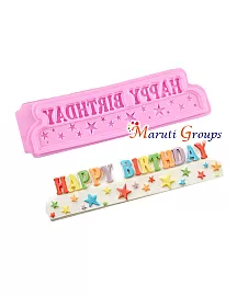 Happy Birthday Silicone Mould