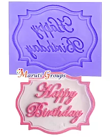 Happy Birthday Silicone Mould