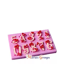 Numbers Silicone Mould