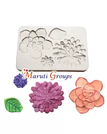 Succulent Flower Silicone Mould