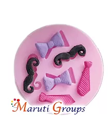 Bow Tie Moustache Silicone Mould