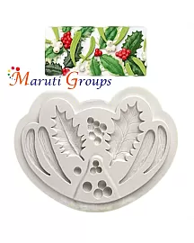 Christmas Leaves Silicone Mould
