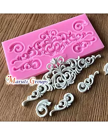 Scrolls Border /Filigree Scroll Frame Border Silicone Mould