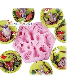 Forest Animals Silicone Mould