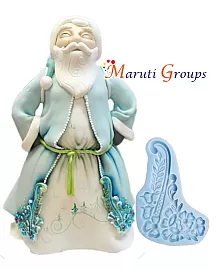 Christmas Scroll Silicone Mould