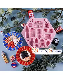 Londan Theme Silicone Mould