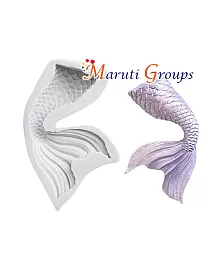 Small Curved Mermaid Tail Silicone Mould