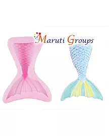  Mermaid Tail Silicone Mould - Flat