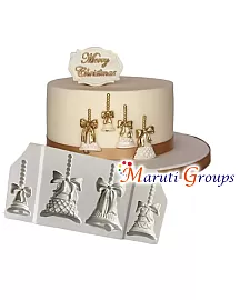 Christmas Bells Silicone Mould