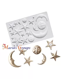 Moon, Star, Sun Silicone Mould