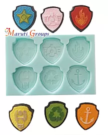 Paw Patrol Logo/Badge Silicone Mould