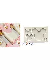 Mickey Mouse  / Minnie Mouse Silicone Mould 
