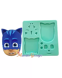 PJ Masks Build It/ Assemble It Silicone Mould - Catboy