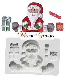 Sitting Santa Silicone Mould