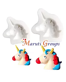 Unicorn Face Silicone Mould - Large