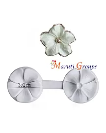2 Pair Flower  / Blossom Flower Silicone Mould
