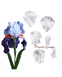Iris Flower Petals Silicone Mould