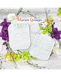 3pc Ultimate Orchid Flower Silicone Mould