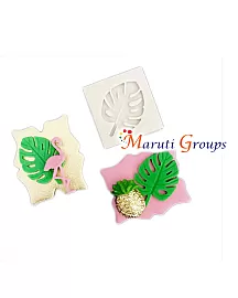 Tropical Beach Leaves Silicone Mould
