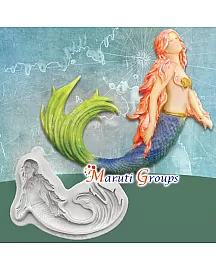Female Mermaid / Swimming Mermaid Silicone Mould 