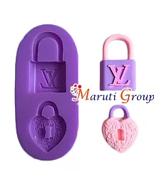 Louis Vuitton LV Lock & Heart Lock Silicone Mould