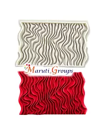 Wood Ruffle Silicone mould 