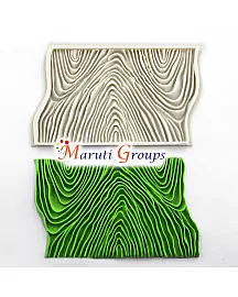 Wood Ruffle Silicone mould 