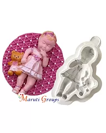Baby Girl Silicone Mould