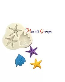 Starfish, fish - Sea Animals  Silicone Mould