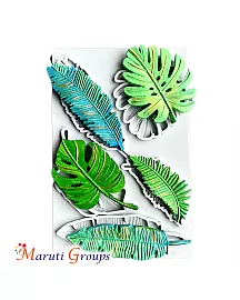 Tropical Beach Leaves Silicone Mould