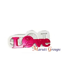 love Text / I Love You / Love Heart / Valentine's Day Silicone Mould