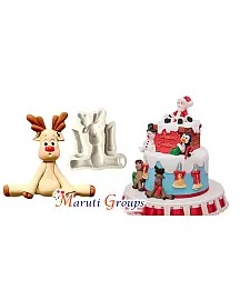 Christmas - Reindeer Silicone Mould