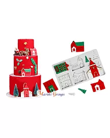 Christmas - Winter Village Silicone Mould