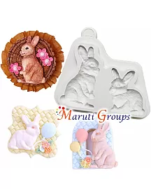 Easter - Rabbit  Silicone Mould