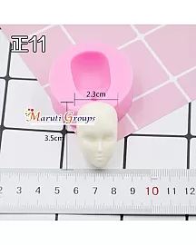 Human Face/ Doll Face Silicone Mould - Type 11