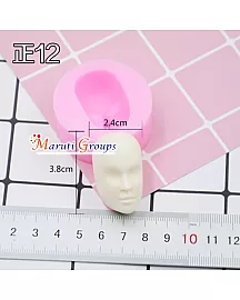 Human Face/ Doll Face Silicone Mould - Type 12