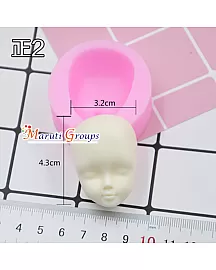 Human Face/ Doll Face Silicone Mould - Type 2