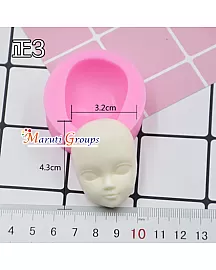 Human Face/ Doll Face Silicone Mould - Type 3