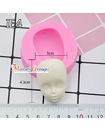 Human Face/ Doll Face Silicone Mould - Type 4