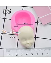 Human Face/ Doll Face Silicone Mould - Type 5