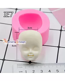 Human Face/ Doll Face Silicone Mould - Type 7