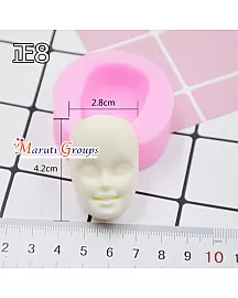 Human Face/ Doll Face Silicone Mould - Type 8