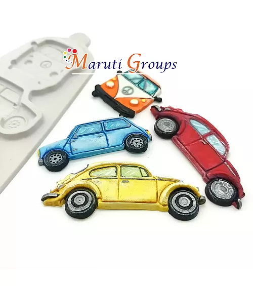 Old cars - Vw, Mini cooper , Beetle Silicone Mould