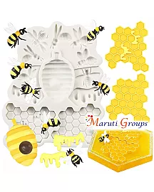 Bee Honeycomb  Silicone Mould