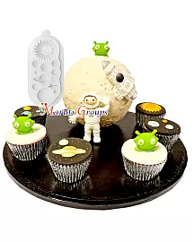 Space Plants - Sun , Mars, Earth,  Jupiter, Saturn, Uranus, Neptune Mercury Venus  Silicone Mould