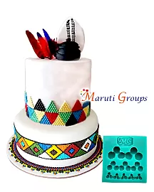 Traditional African Beads - V shape Silicone Mould