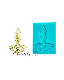 Lamp Swastik Silicone Mould - Happy Diwali Silicone Mould - Diwali / Deepavali
