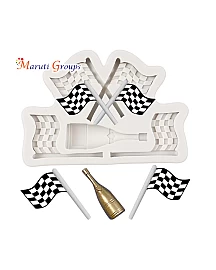 Racing Flag Bottle Silicone Mould