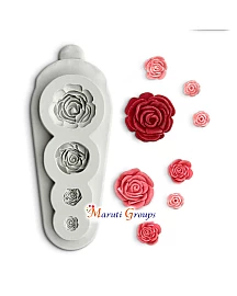 Roses silicone mould