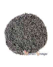 Black Shimmer Vermicelli (Metallic) Vermicelli Sprinkles Baking & Cake Decoration 100g
